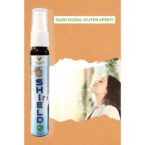 C Shield Doğal Dezenfektan Sprey 25ml C Shield Doğal Dezenfektan Sprey 25ml
